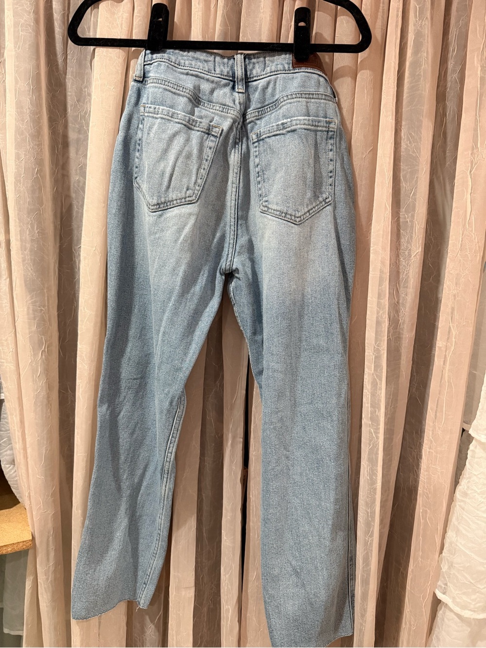 Hollister Light Blue Straight-Leg Women's Jeans
